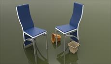 پروژه طراحی صندلی و گلدان در نرم افزار راینو و KeyShot